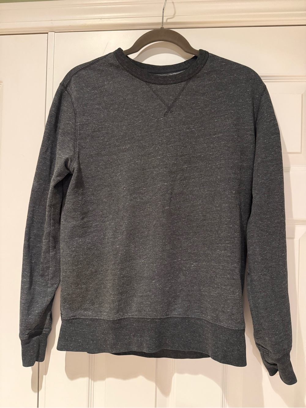 Men's Dark Gray Crewneck Sweater - J Crew Casual Pullover